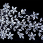 Bridal Baroque Hand Braided Copper Zircon Headband Tiara - Image 4