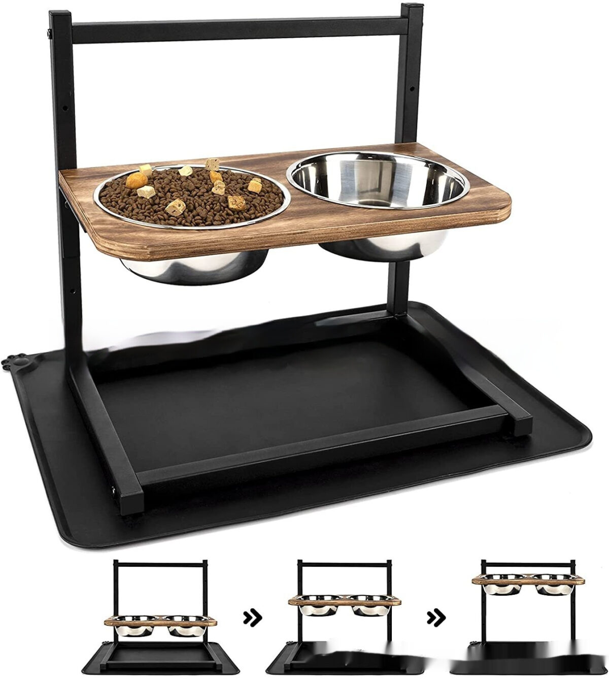 Large 5-inch 9-inch 13-inch 2 Dog Food Water Bowl - Image 3