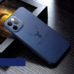 Compatible with Apple, 12promax Leather Grain All-Inclusive Iphone11 Anti-Fall Soft Cover - Image 3