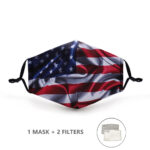 Camouflage mask with earhook print - Image 2