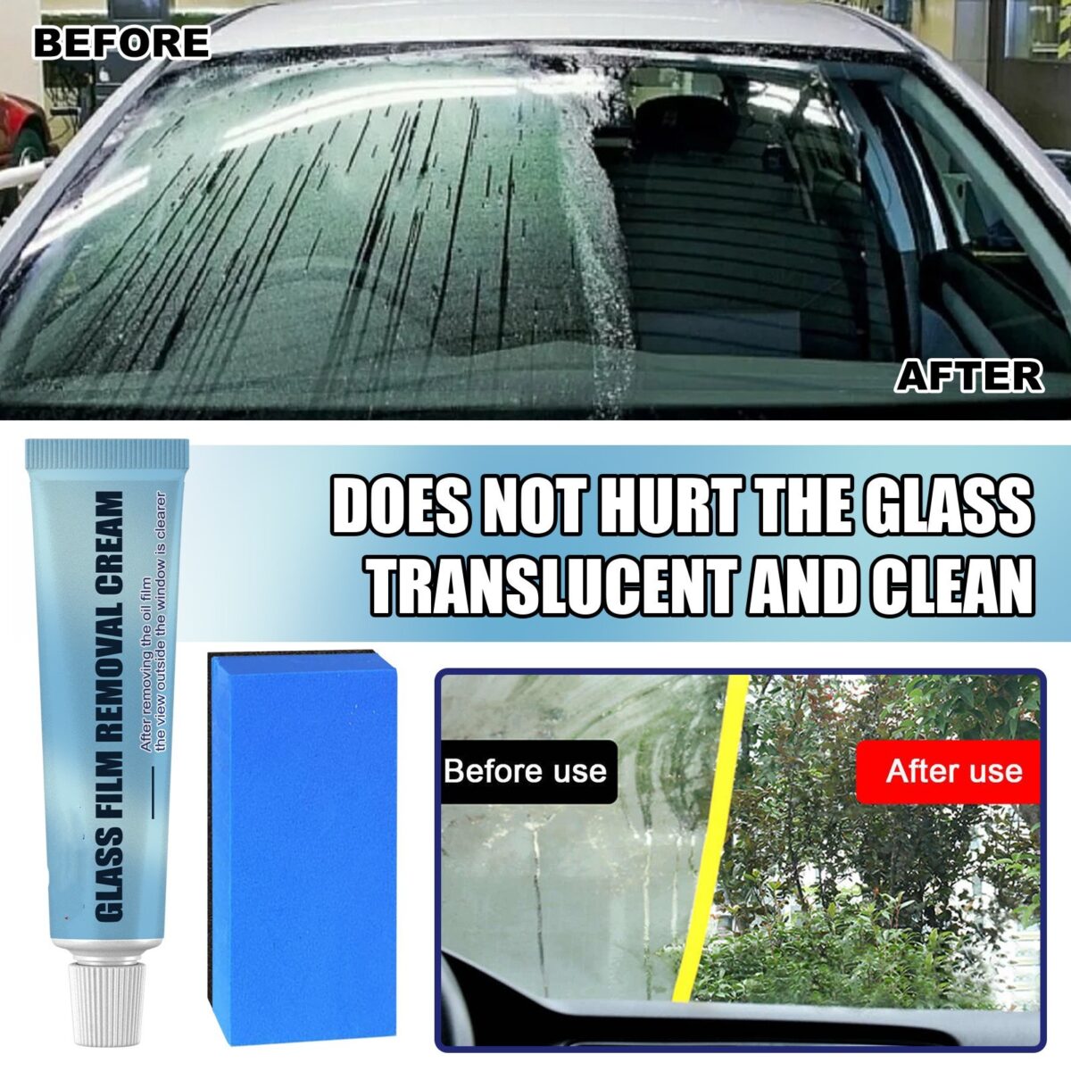 Car Window And Windshield Decontamination Oil Film Remover Paint Repair - Image 5