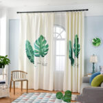 Banana leaf digital printing curtain - Image 7