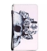 Protective Cover Flip Skull Head With Lanyard Mobile Phone Holster