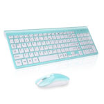 fashion wireless keyboard mouse set 2.4G thin   desktop laptop accessories - Image 5