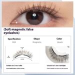Magnetic False Eyelashes Natural Long Lasting Eyelashes Integrated Soap Holder - Image 10