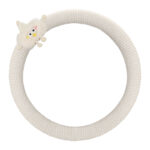 Car Plush Polo Cartoon Steering Wheel Warm Short Plush Grip Cover - Image 3