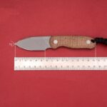 Stone Wash 14C28N Steel Mikata Handle Straight Knife - Image 4