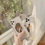 Transparent graffiti mirror phone case - Image 4