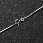 Pure silver plated platinum necklace - Image 5