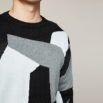 New Autumn And Winter Round Neck Pullover Jacquard Men's Sweater - Image 4