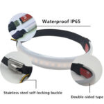 Two-color motorcycle modified turn signal front shock absorber LED ring turn signal modified LED turn light ring - Image 2