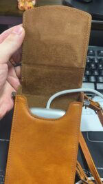 Vision Pro Power Protection Sleeve Storage Bag Portable Leather Satchel - Image 6