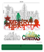 Christmas Tree Bell Christmas Snowflake Pendant Silicone Mold - Image 6