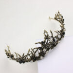 Bride Getting Married Black Big Crown Dress - Image 2