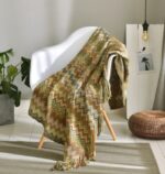 Fringed Knitted Small Blanket Napping Blanket Sofa Blanket - Image 6