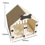 Indoor Solid Wood Doghouse Removable And Washable - Image 10