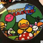 Explosion models Ins cotton car storage mat storage toy mats Round outing children climbing mat storage bag - Image 4