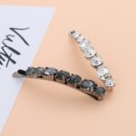 Celebrity All-match Hair Accessories Light Luxury Diamond-embedded Bangs Shredded Hairpin - Image 8