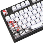 PBT Wangjiang Plum Keycap 109 Key OEM Height Korean Japanese - Image 7
