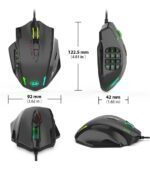 Red Dragon M908 One-Hander Macro Defines Mouse - Image 7
