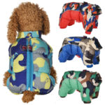Dog cold four legged cotton jacket - Image 2