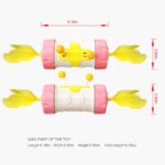 Cat Toy Funny Cat Stick Pole Tumbler Feather Fighting Ball Kitten Interactive Balance Chasing Puzzle Training Toy Pet Products - Image 2