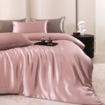 Silk Four-piece Set 19 M Pure Color Pillowcase - Image 2