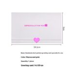 Handmade Dark Pattern Blessing Handwritten Folding Greeting Card - Image 8