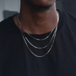 Pure silver plated platinum necklace - Image 3