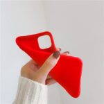 Christmas red cartoon frosted painted phone case - Image 2