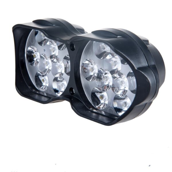 L15 Motorcycle LED Headlights Electric Car External Lights 9 Beads  18 Beads Double Lights Highlights Concentrated 9V-85V Spotlights