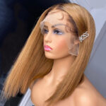 Fashionable Real Hair Bob Lace Headgear - Image 2