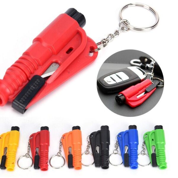 Mini Emergency Safety Hammer Keychain