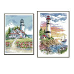 Lighthouse cross stitch - Image 3