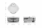 Pet Water Dispenser Dog Cat Large Capacity Water And Electricity Separation Wireless Induction - Image 7