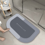Cushion Cushion Bathroom Sliding  Door  Floor  Bathroom Foot Mat - Image 9