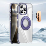 Phone Case Transparent 360 Magnetic Rotating Bracket Drop-resistant - Image 7