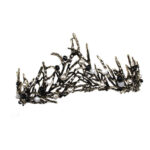 Bride Getting Married Black Big Crown Dress - Image 4