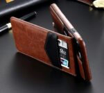 Compatible with Apple, iPhonex bracket phone case S7 classic crazy horse pattern multi-function card holder holster - Image 2