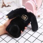 Fluffy Bunny Rabbit Fur Silicone Phone Cases - Image 4