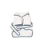 Pet Bath Towel Bathrobe Photo Prop Nightgown Pajamas Dog Pet Bichon Teddy - Image 3