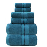 Cotton Glossy Satin Plain Cut-off Absorbent Towel Suit - Image 9