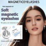 Magnetic False Eyelashes Natural Long Lasting Eyelashes Integrated Soap Holder