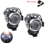 Waterproof LED Motorcycle Headlights Auxiliary Lamp Spotlight High Power U5 12V - Image 6