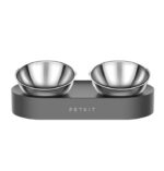 Stainless Steel Pet Adjustable Feed Bowl Double Feeder - Image 5
