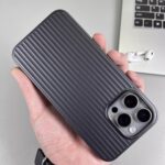 Metal Corrugated Grating Skin Frosted Phone Case - Image 6