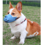 Rhino shape adjustable pure silicone dog muzzle - Image 7