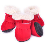 Waterproof Winter Dog Boots Socks Pet Dog Shoes Anti-slip Puppy Cat Rain Snow Booties Footwear For Small Dogs - Image 10