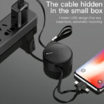 Telescopic data line three-in-one fast charging data line - Image 4