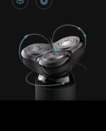 Black full body rechargeable portable razor - Image 3